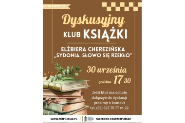 Dyskusyjny Klub Książki - E. Cherezńska "Sydonia. Słowo się rzekło"