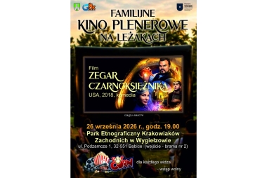 Familijne kino plenerowe na leżakach w Wygiełzowie