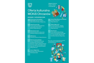 Oferta kulturalna MCKiS Chrzanów wrzesień-październik 2026