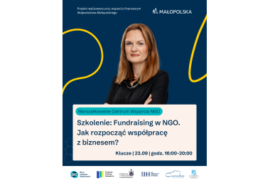 Szkolenie: Fundraising w NGO. Jak rozpoczać współpracę z biznesem?
