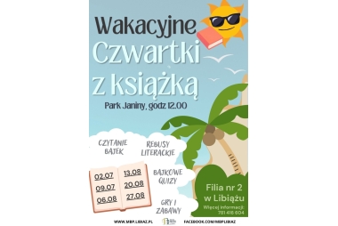 Wakacyjne czwartki z książką