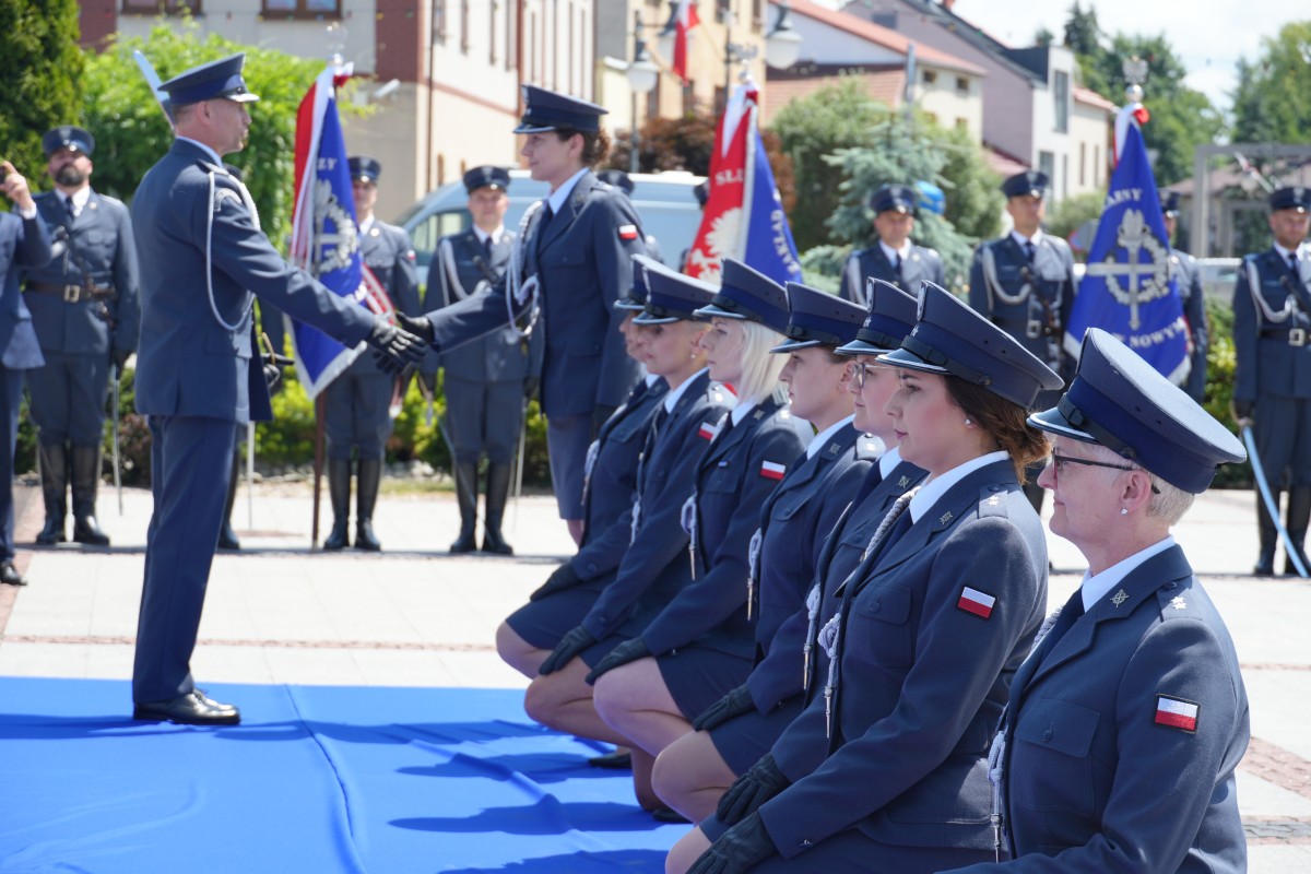Obchody Święta Służby Więziennej na Rynku w Trzebini