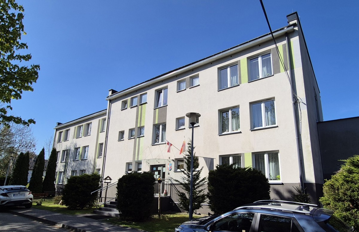 Budynek przedstawiający dom dziecka w Chrzanowie