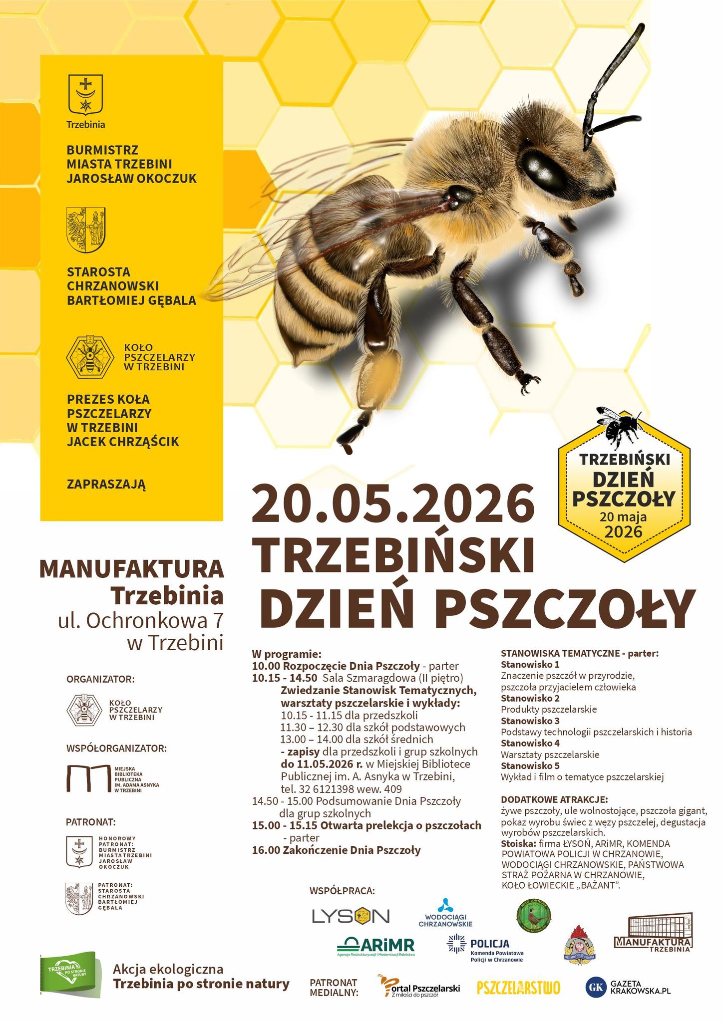 Plakat wydarzenia ze szczególowymi informacjami.