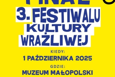 plakat promujący wydarzenie, grafika  oko, ręka