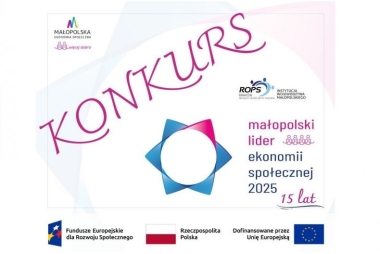 Grafika z dużym napisem konkurs 