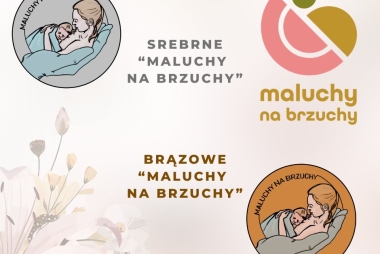 Kolorowa ulotka promująca akcję Maluchy na brzuchy