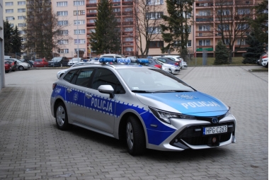 radiowóz marki toyota corolla 
