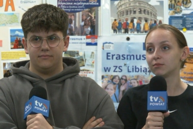 Uczniowie ZS Libiąż opowiadają o udziale w programie Erasmus+