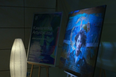 Obraz ilustrujący Johna Lennona 